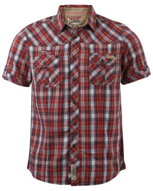 Shirts Killian red short sleeved shirt / S - Tokyo Laundry