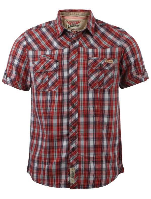 Shirts Killian red short sleeved shirt / S - Tokyo Laundry