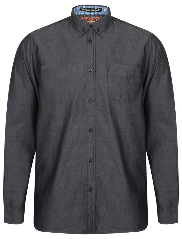 Shirts Sonoma Long Sleeve Cotton Shirt In Black / S - Tokyo Laundry