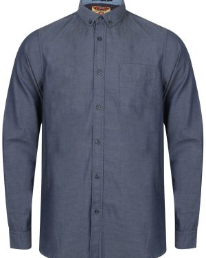 Shirts Sonoma Long Sleeve Cotton Shirt In Dress Blues / S - Tokyo Laundry