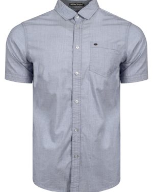 Shirts Valencia Short Sleeve Cotton Shirt in Dress Blues / S - Tokyo Laundry