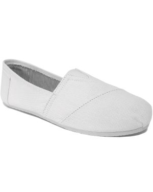 Shoes Womens Eira Slip On Canvas Espadrilles in White / UK 3 - Tokyo Laundry