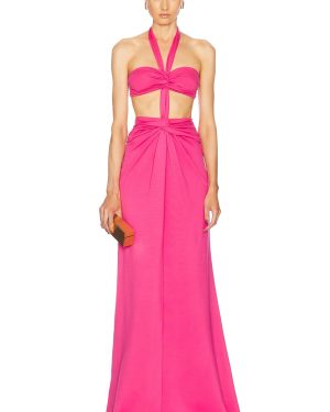 Sid Neigum Bandeau Knot Dress in Light Pink - Pink. Size L (also in M, S, XS).
