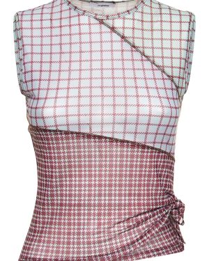 Sienna Printed Mesh Top