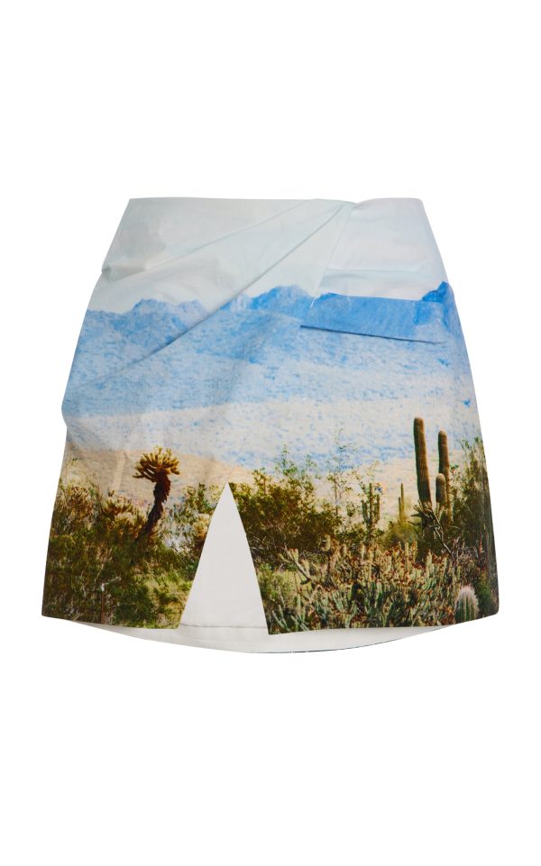 Significant Other - Exclusive Astryd Printed Cotton Micro-Mini Skirt - Multi - US 6 - Moda Operandi