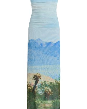 Significant Other - Exclusive Sura Strapless Printed Mesh Maxi Dress - Multi - US 2 - Moda Operandi