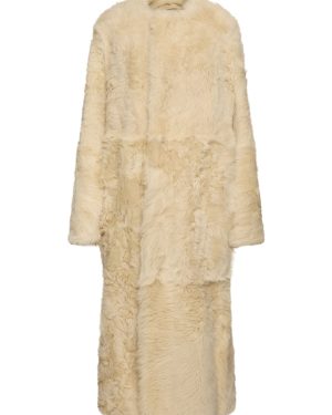 Silky Shearling Long Coat