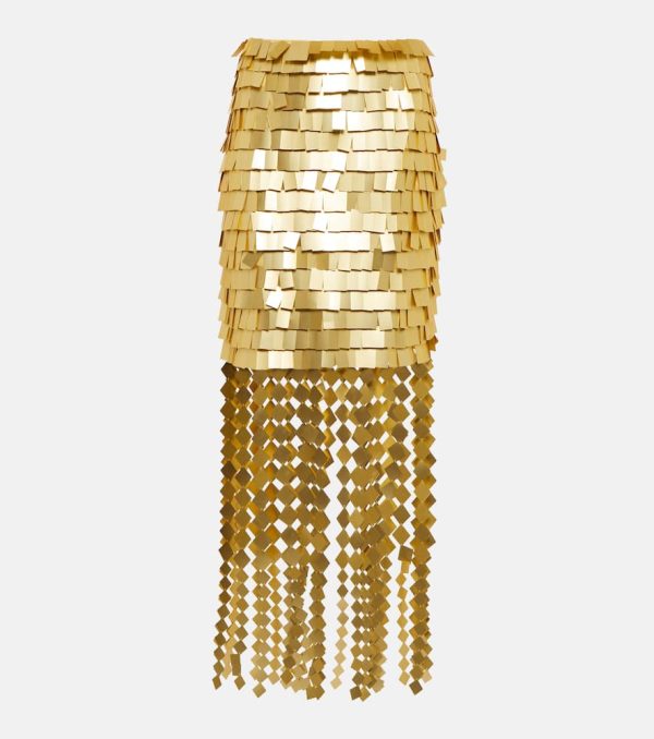 Simkhai Lucee embellished midi skirt