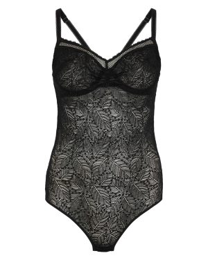 Simone PRLE Comete Underwired Lace Bodysuit - Black - 4