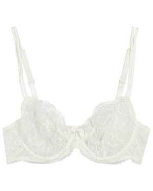 Simone PRLE Eden Ivory Lace Demi-cup bra - 34B
