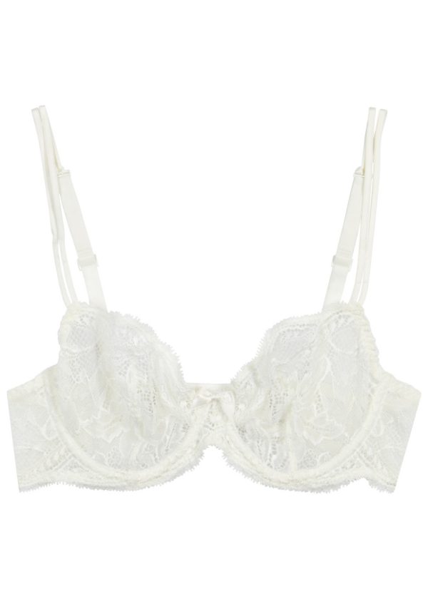 Simone PRLE Eden Ivory Lace Demi-cup bra - 34B
