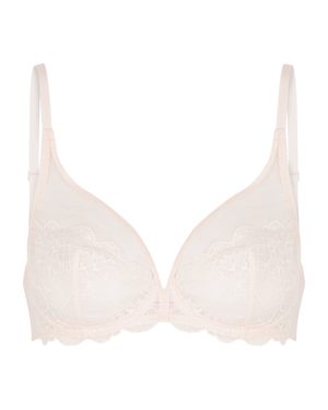 Simone PRLE Reve Lace Underwired Plunge bra - Light Pink - 36D