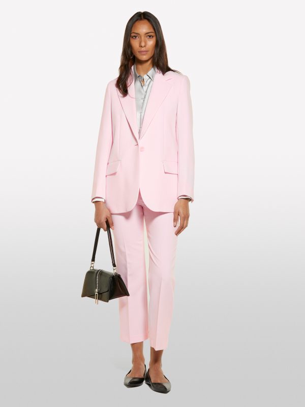 Sisley - Long Blazer, Woman, Soft Pink, Size: 48