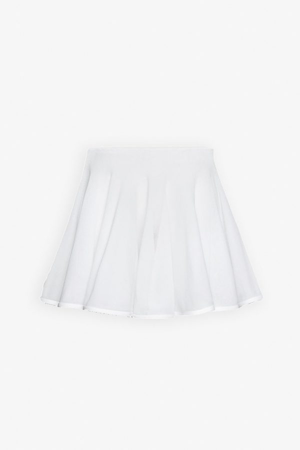 Skater white skirt