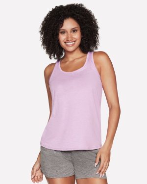 Skechers Women's GO DRI SWIFT Tunic Tank Top in Purple/Periwinkle, Size 3XL | Polyester/Spandex