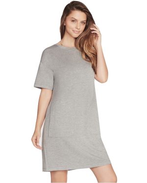 Skechers Womens Skechluxe Mindful Crew Neck T Shirt Dress Small
