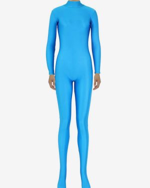 Sky Blue Morph Suit Adults Bodysuit Lycra Spandex Catsuit for Women