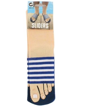 Sliders Sandals Novelty Socks Size 5-11