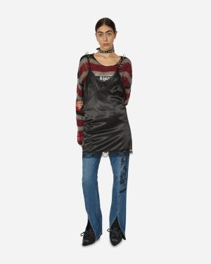 Slip Mini Dress Black