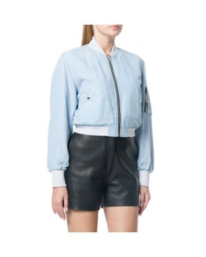 (Small) DIESEL DE BRUCE Womens Bomber Jacket Quilted Winter Outwear Reversible Coat New