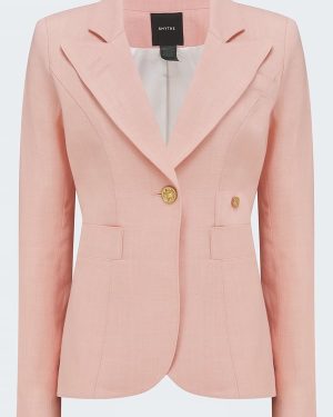Smythe - Duchess Linen Blazer in Ballet Pink