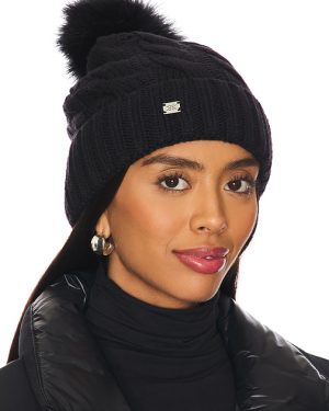 Soia & Kyo Amalie Beanie in Black.