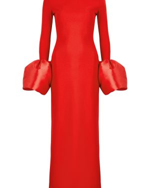 Solace London Talia Off-the-shoulder Maxi Dress - Red - 16 (UK16 /xl)