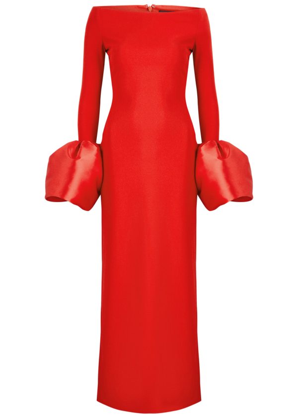 Solace London Talia Off-the-shoulder Maxi Dress - Red - 16 (UK16 /xl)