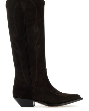 Sonora Brown Suede Rancho Boots