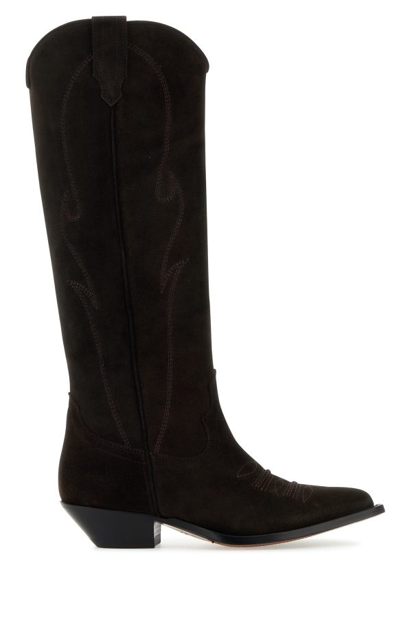 Sonora Brown Suede Rancho Boots