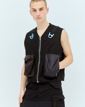 Space Available Utility Recycled Vest - Jackets Black S