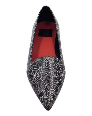 Spiderweb Pointed Ballet Flat for Women