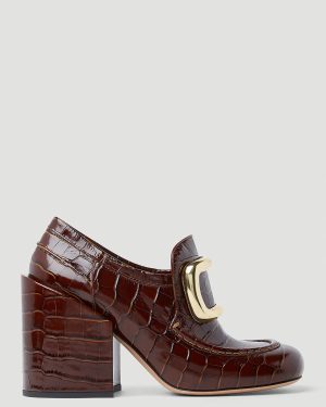 Sportmax Oliato High Heel Loafers - Woman Heels Brown Eu - 36