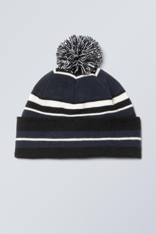 Sporty Pom Pom Beanie
