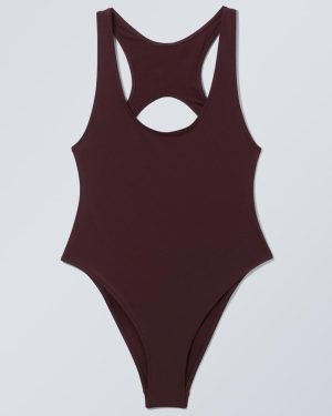 Sporty Racerback Swimsuit