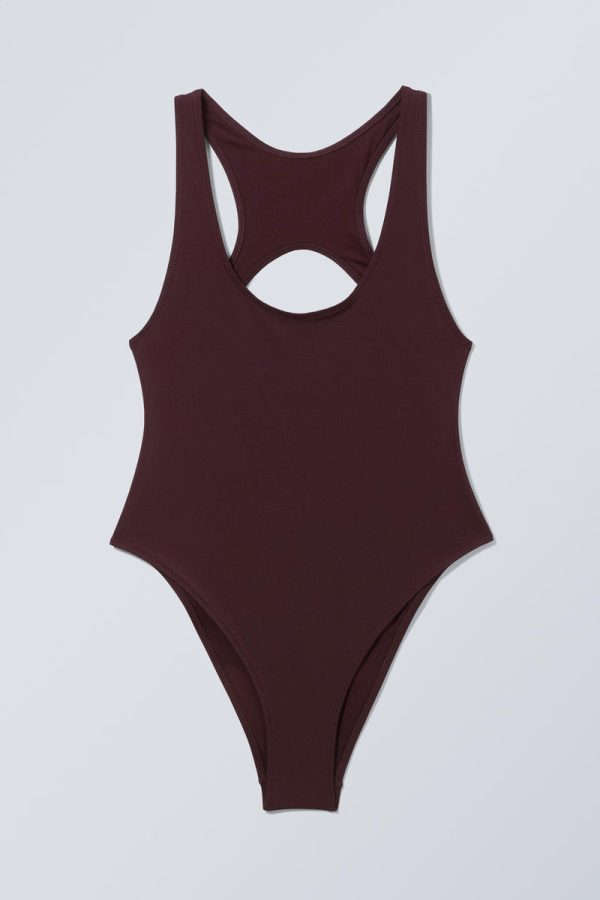 Sporty Racerback Swimsuit
