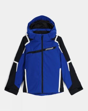 Spyder Youth Challenger Ski Jacket 14+ - Blue