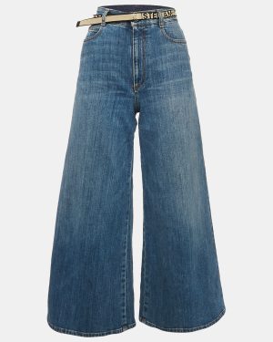 Stella McCartney Blue Washed Denim Flared Jeans S Waist 26"