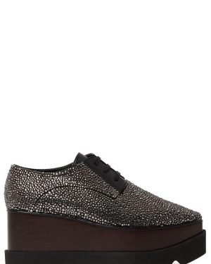 Stella McCartney Embellished Platform Lace-up Shoes