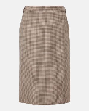 Stella McCartney Houndstooth wool pencil skirt