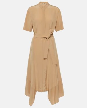 Stella McCartney Silk crepe de chine shirt dress