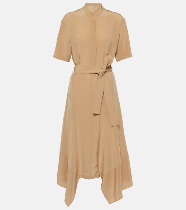 Stella McCartney Silk crepe de chine shirt dress