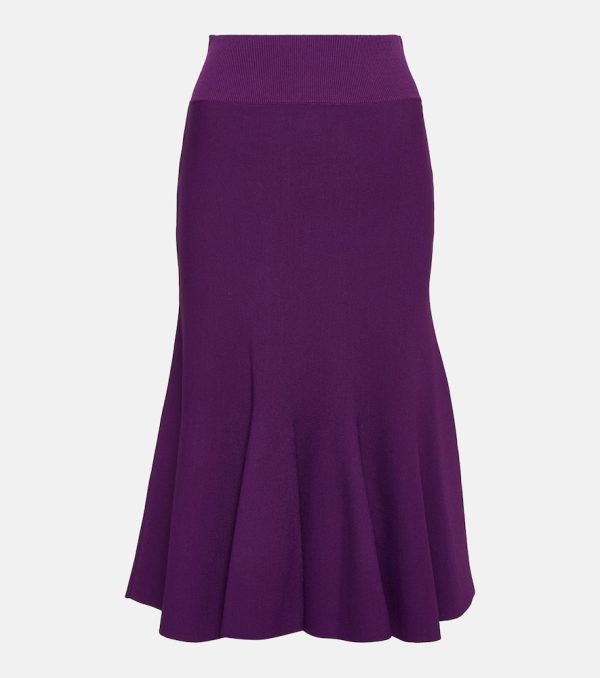 Stella McCartney Stretch jersey midi skirt