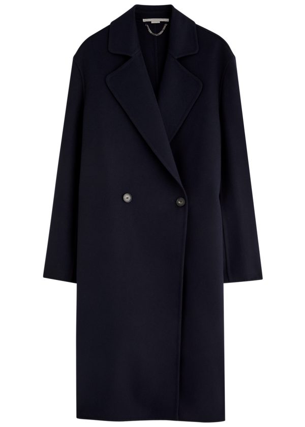 Stella Mccartney Double-breasted Wool Coat - Black - 44 (UK12 / M)