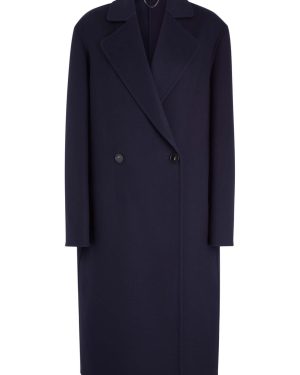 Stella Mccartney Double-breasted Wool Coat - Navy - 44 (UK12 / M)
