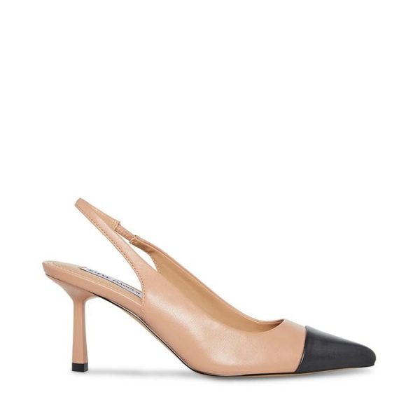 Steve Madden Kling Slingback Kitten Heels - Brown