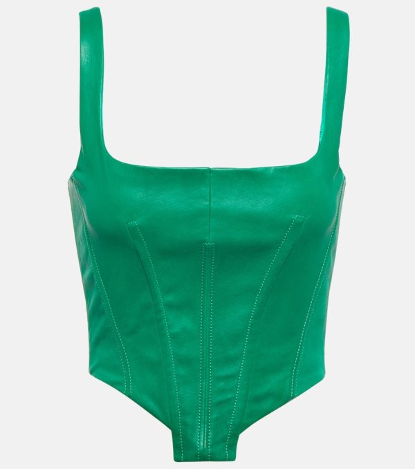Stouls Bella leather corset top