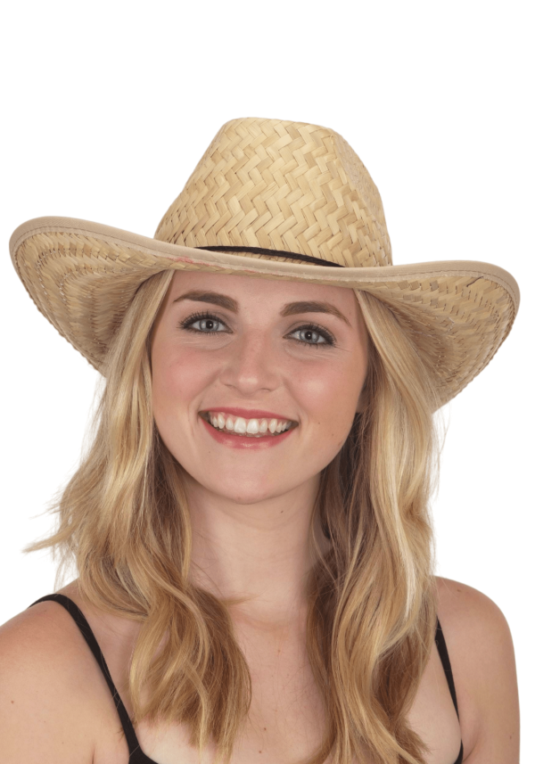 Straw Western Hat | Cowboy Fancy Dress Costume Accessories