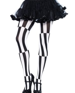 Striped Optical Illusion Women's Tights