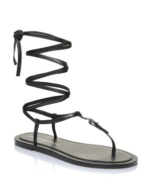 Stuart Weitzman Women's Georgie Lace Up Sandals